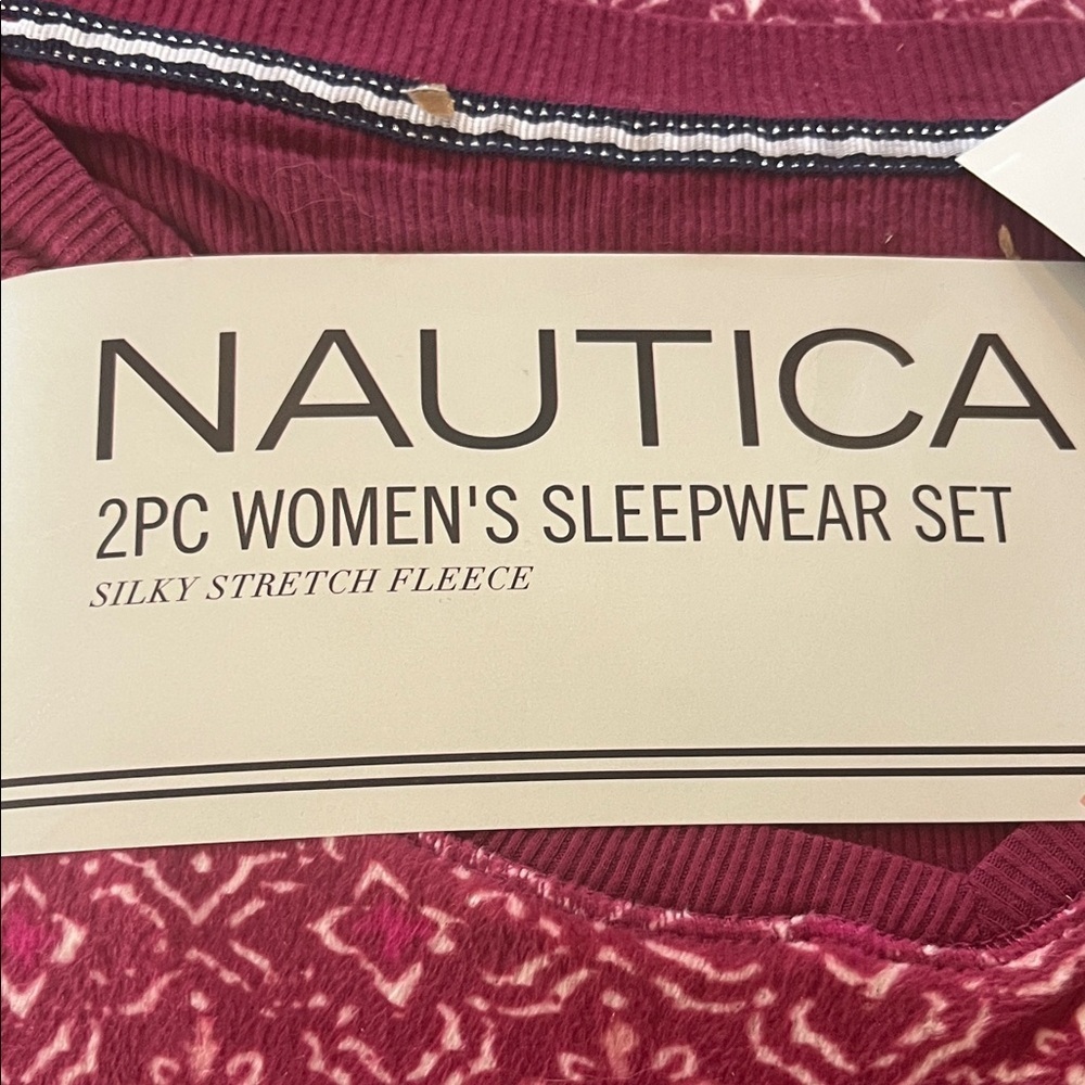 Nautica Women's Fuchsia Sleepwear Set - Picture 3 of 7